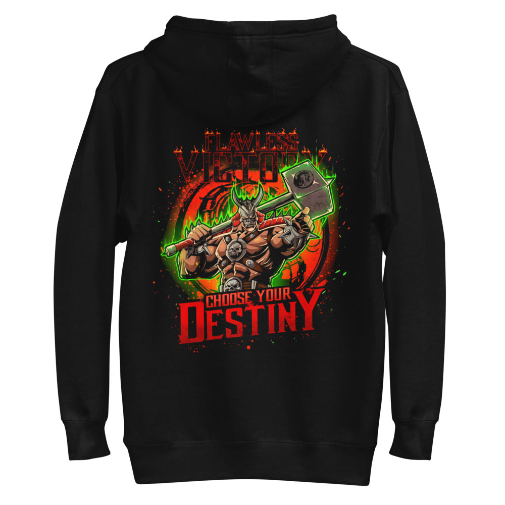 Hoodie Mortal Kombat Shao Kahn Flawless Victory - Plano