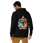 Hoodie My Hero Academia Plus Ultra Deku Todoroki Bakugo - Modelo masculino espalda