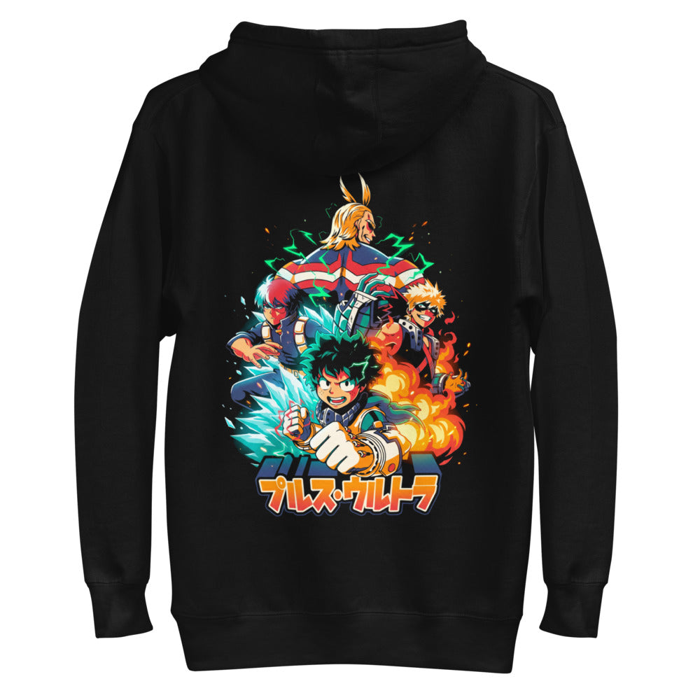 Hoodie My Hero Academia Plus Ultra Deku Todoroki Bakugo - Plano