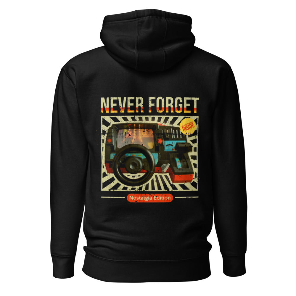 Hoodie Never Forget Nostalgia Edition - Espalda