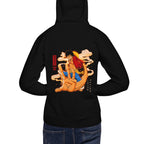 Hoodie One Piece Luffy Giant Hand Captain Clouds - Modelo espalda A