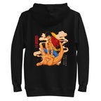 Hoodie One Piece Luffy Giant Hand Captain Clouds - Plano