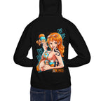 Hoodie One Piece Nami Ice Cream Summer - Modelo espalda A