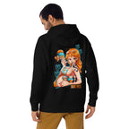 Hoodie One Piece Nami Ice Cream Summer - Modelo masculino espalda