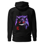 Hoodie Pokemon Gengar Oni Kanji Red Seal - Espalda