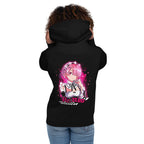 Hoodie Re Zero Ram Pink Maid Splash - Modelo femenina espalda