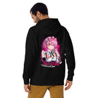 Hoodie Re Zero Ram Pink Maid Splash - Modelo masculino espalda