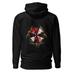 Hoodie Resident Evil Umbrella Biohazard Grunge Logo - Espalda