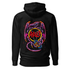 Hoodie Ridley Metroid Metal Logo Pentagram Dragon - Espalda