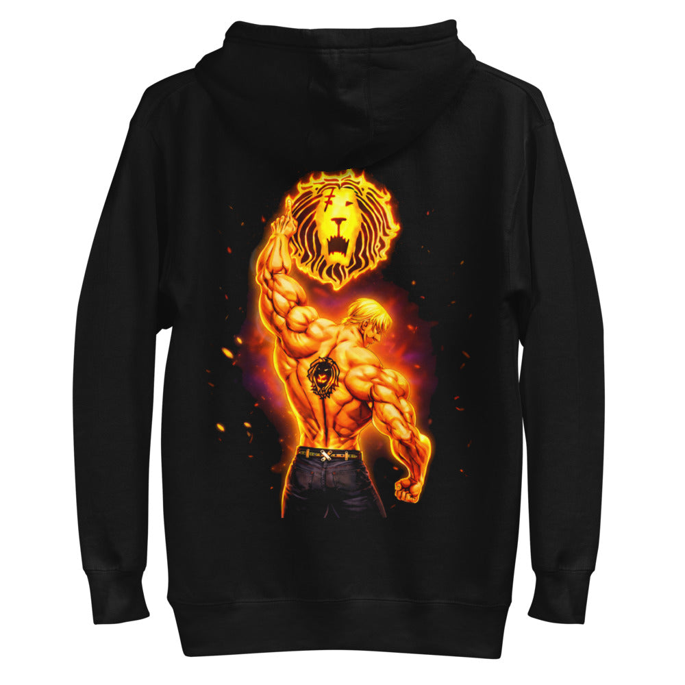 Hoodie Seven Deadly Sins Escanor Flaming Lion Emblem - Plano