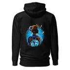 Hoodie Street Fighter Chun-Li Blue Lotus Kick - Espalda
