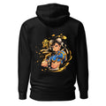 Hoodie Street Fighter Chun Li Golden Spiked Bracelets - Espalda
