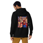 Hoodie Super Mario Gritty Cast Red Mushroom - Modelo masculino espalda