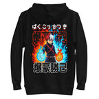 Hoodie Todoroki Fire And Ice My Hero Academia - Plano