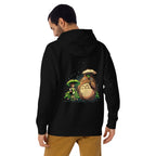 Hoodie Totoro Chihiro No Face Rain Umbrellas - Modelo masculino espalda