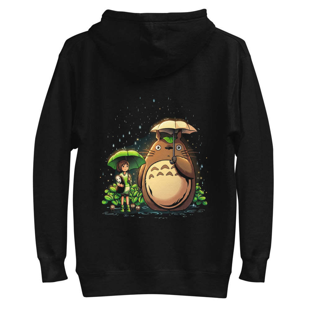 Hoodie Totoro Chihiro No Face Rain Umbrellas - Plano
