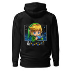 Hoodie Zelda Link Chibi Ocarina Melody - Espalda