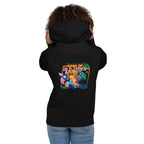 Hoodie Zelda Link Song Of Old Times - Modelo femenina espalda