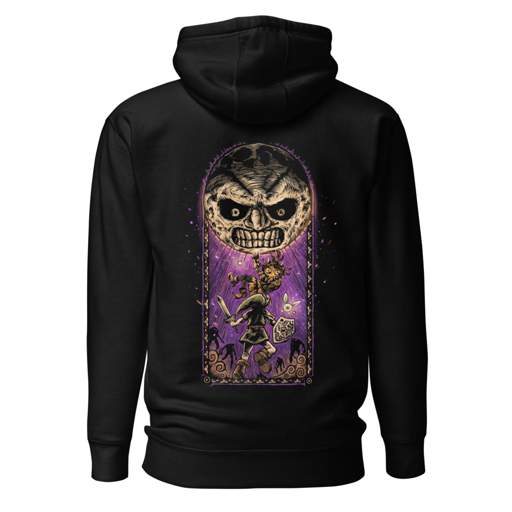 Hoodie Zelda Majora's Mask Angry Moon Link - Espalda