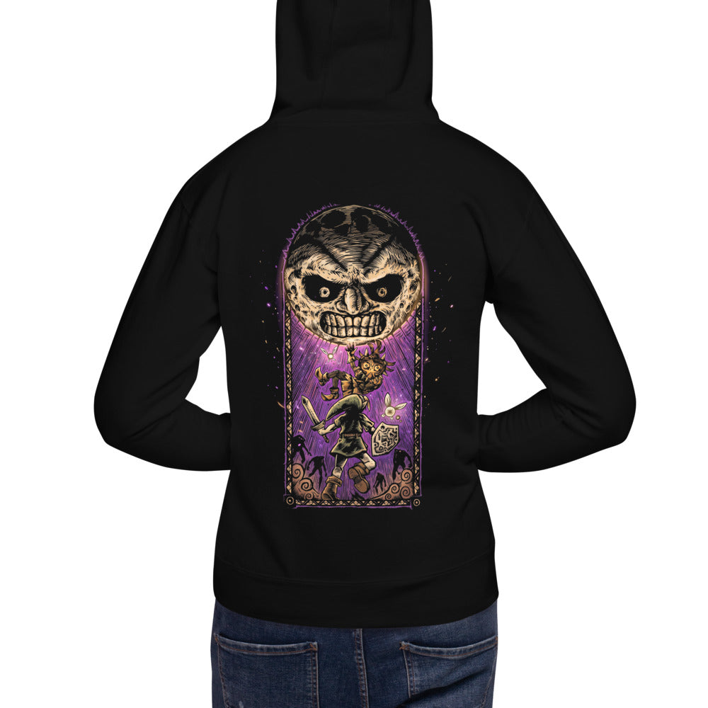 Hoodie Zelda Majora's Mask Angry Moon Link - Modelo espalda A