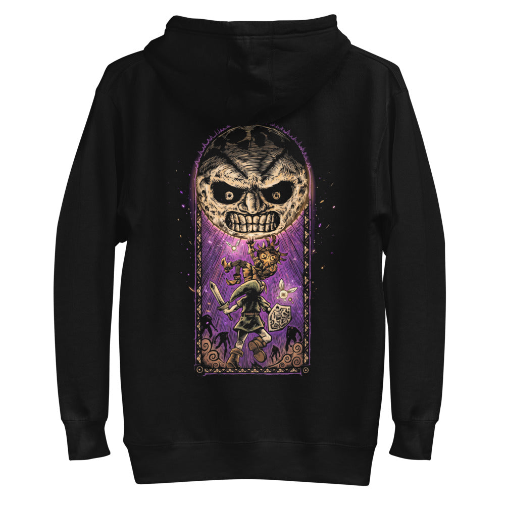 Hoodie Zelda Majora's Mask Angry Moon Link - Plano