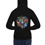 Hoodie Zelda Tattoo Flash Majoras Mask Rupees - Modelo espalda A