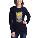 Manga Larga Game Boy Under Construction Tower Cranes - Modelo femenina