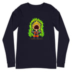Manga Larga Goku Super Saiyan Peanuts Scream Green Aura - Plano