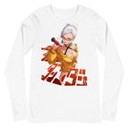 Manga Larga Anime Girl Yellow Sweater Red Glasses - Plano