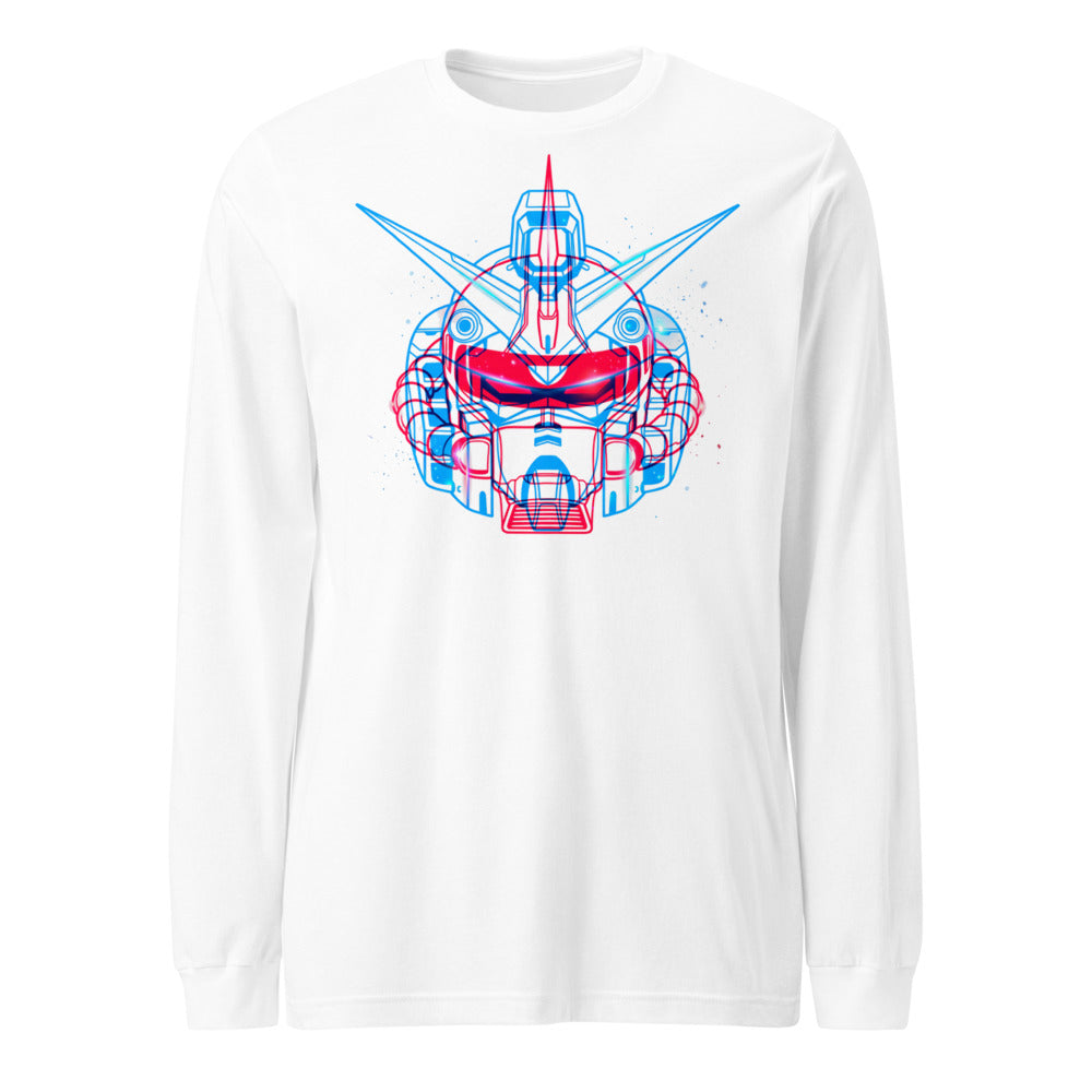 Manga Larga Gundam Red Blue Double Exposure - Frente