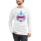 Manga Larga Gundam Red Blue Double Exposure - Modelo masculino