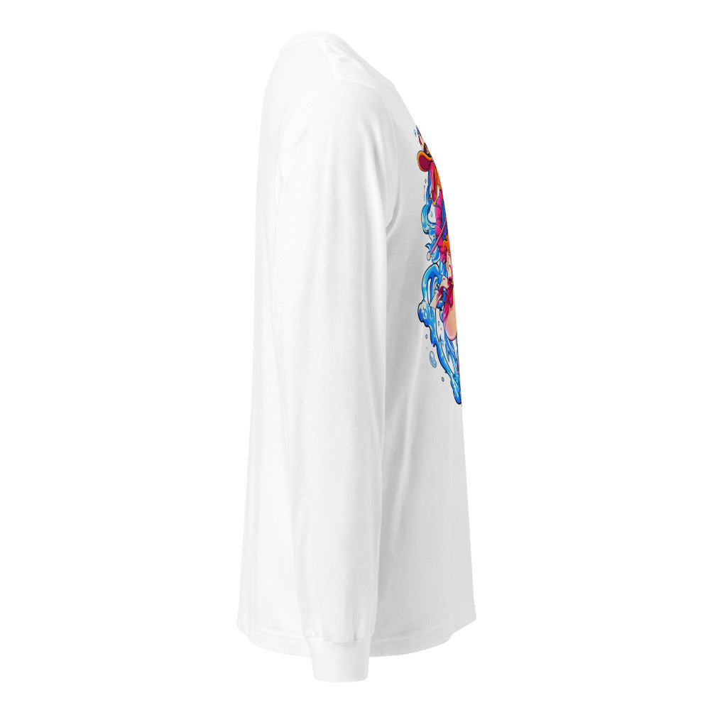 Manga Larga One Piece Nami Vivi Water Splash - Lateral fantasma