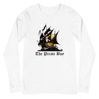 Manga Larga The Pirate Boy Skull Flag Ship - Plano