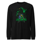 Manga Larga Zelda Link Silhouette Green Glow - Frente