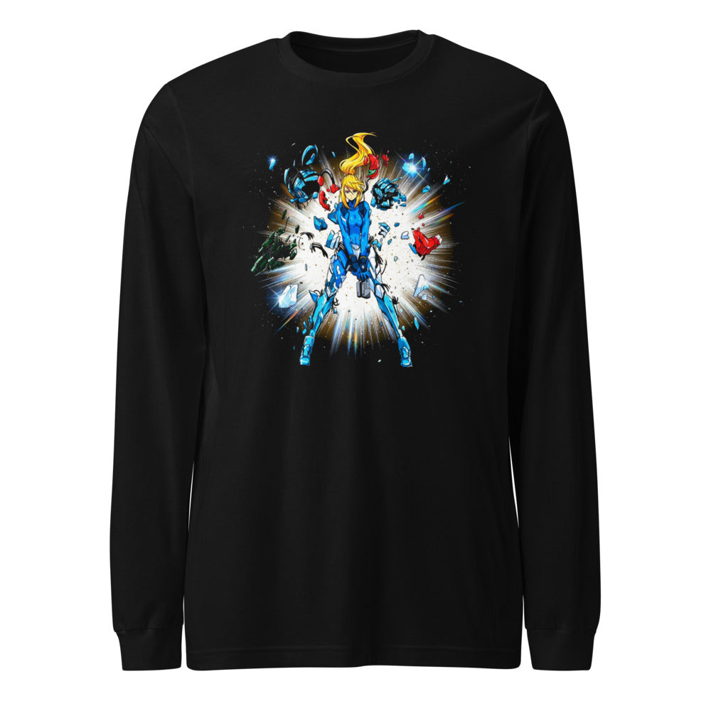 Manga Larga Zero Suit Shatter Metroid - Frente