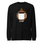 Manga Larga 1 Up Pixel Coffee Mug Amber Glow - Frente