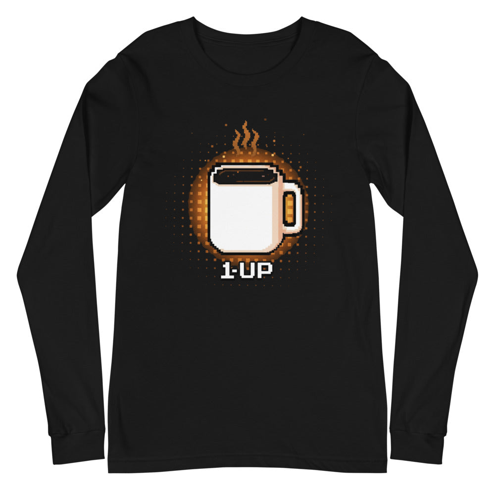 Manga Larga 1 Up Pixel Coffee Mug Amber Glow - Plano