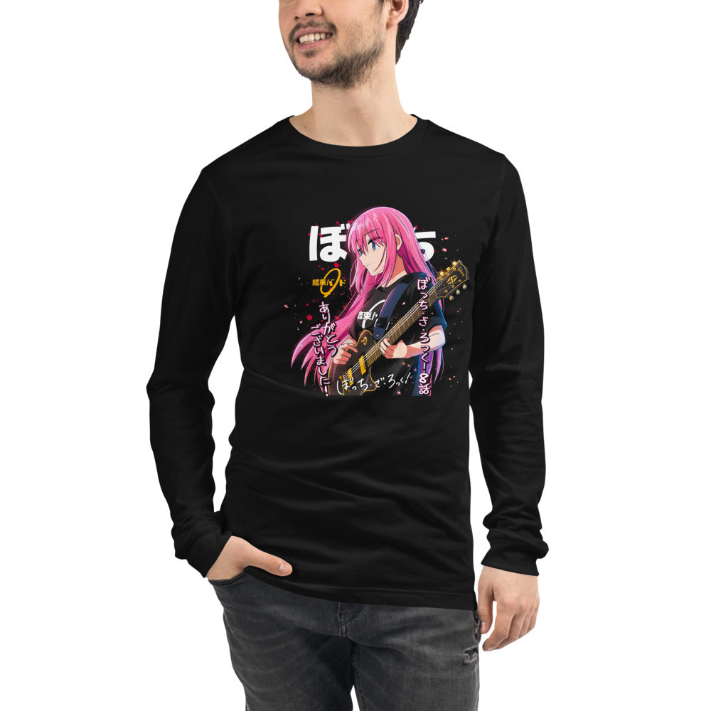 Manga Larga Bocchi The Rock Kessoku Band - Modelo masculino