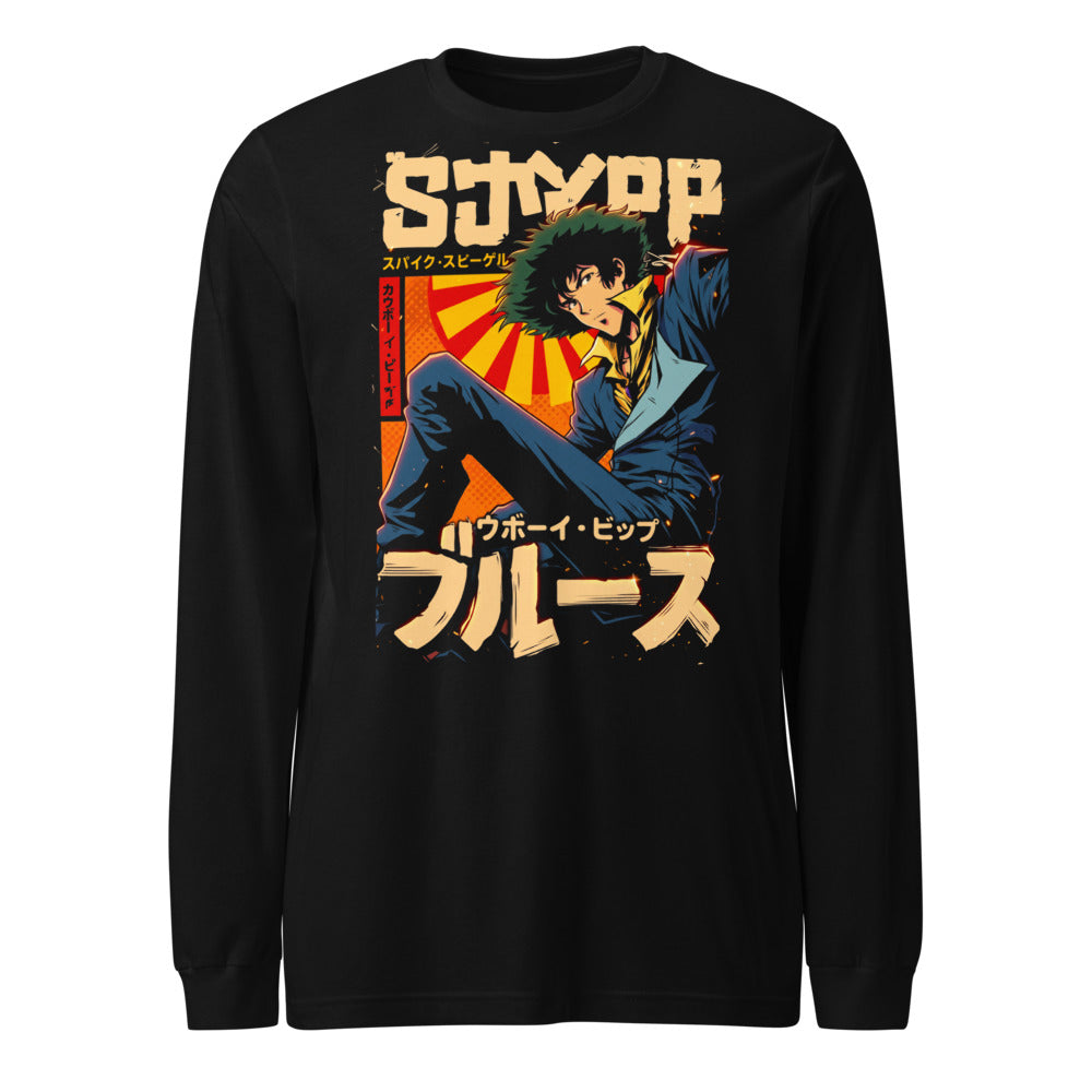 Manga Larga Cowboy Bebop Spike Spiegel Katakana Blues - Frente