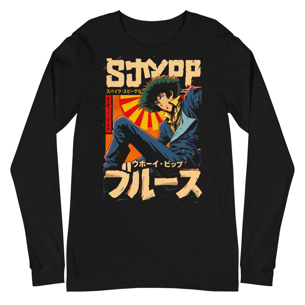 Manga Larga Cowboy Bebop Spike Spiegel Katakana Blues - Plano