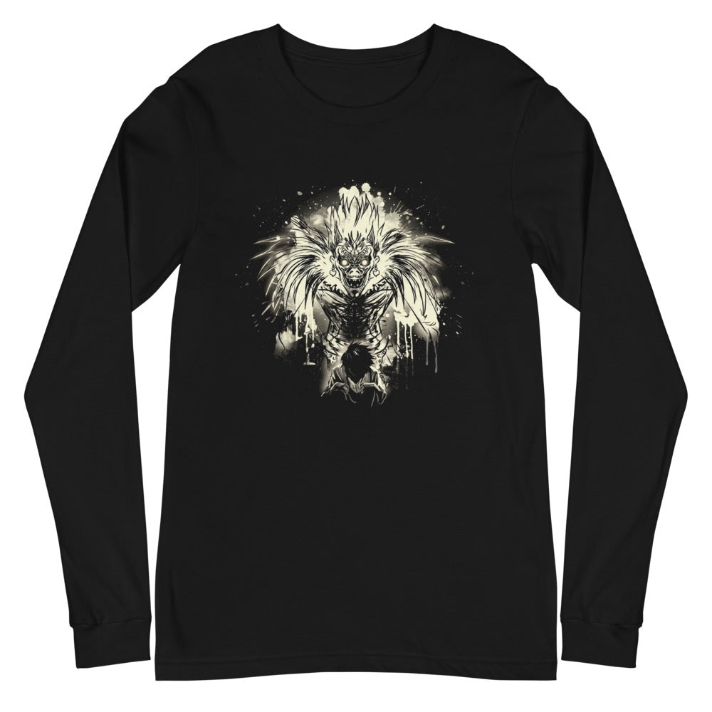Manga Larga Death Note Ryuk Ink Splatter Shinigami - Plano