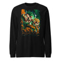 Manga Larga Dragon Ball Goku Vs Broly Green Aura - Frente