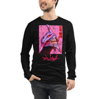 Manga Larga Evangelion Eva 01 Berserk Pink - Modelo masculino