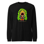 Manga Larga Goku Super Saiyan Peanuts Scream Green Aura - Frente