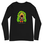 Manga Larga Goku Super Saiyan Peanuts Scream Green Aura - Plano