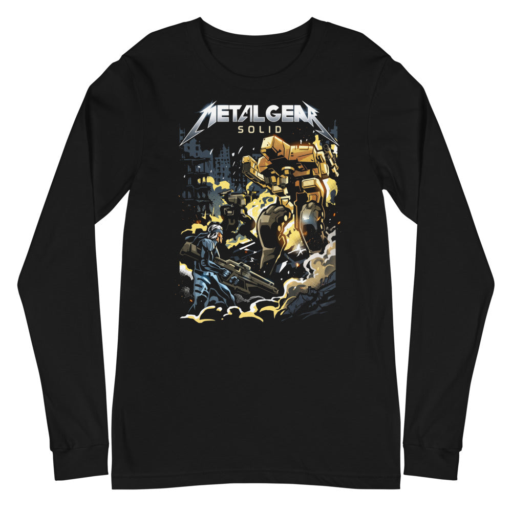 Manga Larga Metal Gear Solid Snake Heavy Metal - Plano