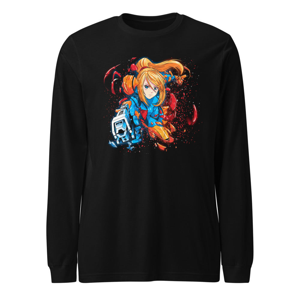 Manga Larga Metroid Samus Arm Cannon Armor Burst - Frente