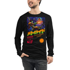Manga Larga Metroid Samus Retrogaming Katakana Box - Modelo masculino