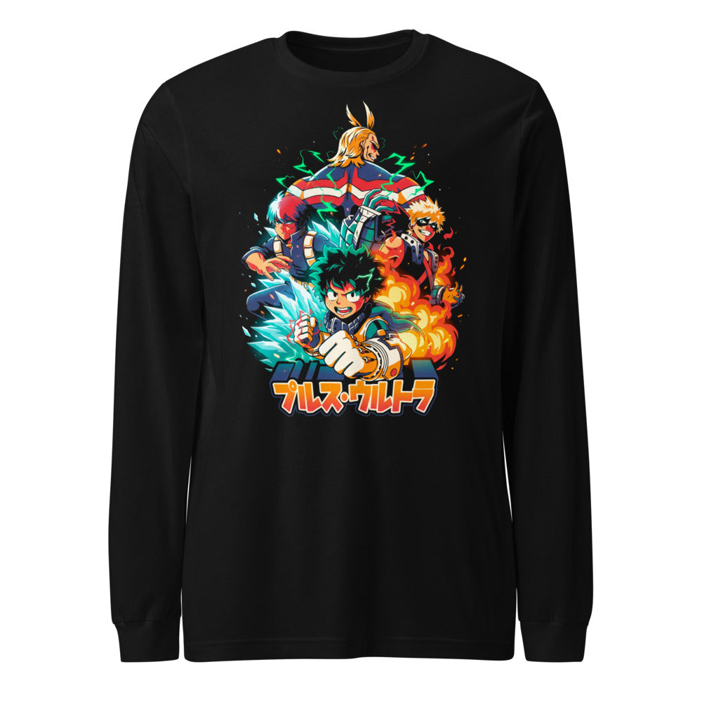 Manga Larga My Hero Academia Plus Ultra Deku Todoroki Bakugo - Frente