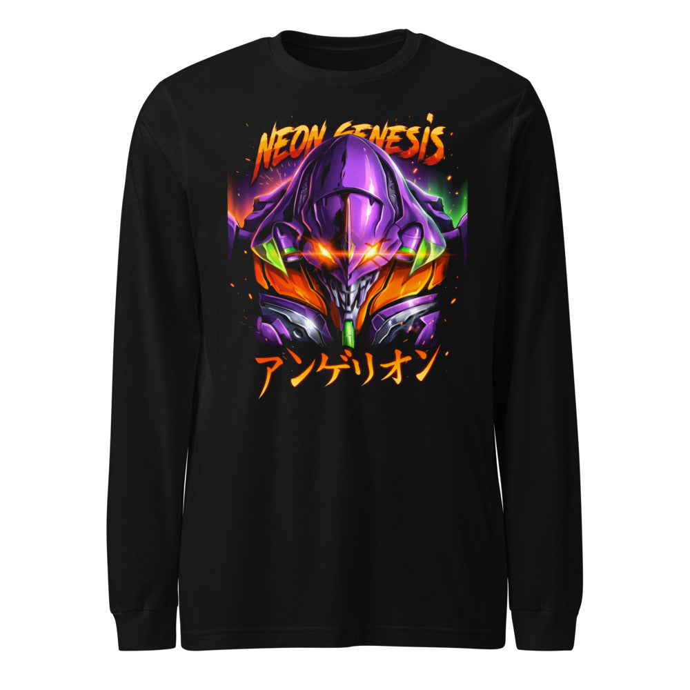 Manga Larga Neon Genesis Evangelion Eva 01 Fire - Frente
